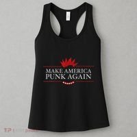 Make America Punk Again Anti Trump Rock Gift Idea Women's Tank Top thumb 3