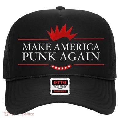 Make America Punk Again Anti Trump Rock Gift Idea Hat