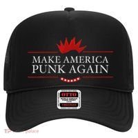 Make America Punk Again Anti Trump Rock Gift Idea Hat thumb 0