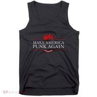 Make America Punk Again Anti Trump Rock Gift Idea Tank Top thumb 0