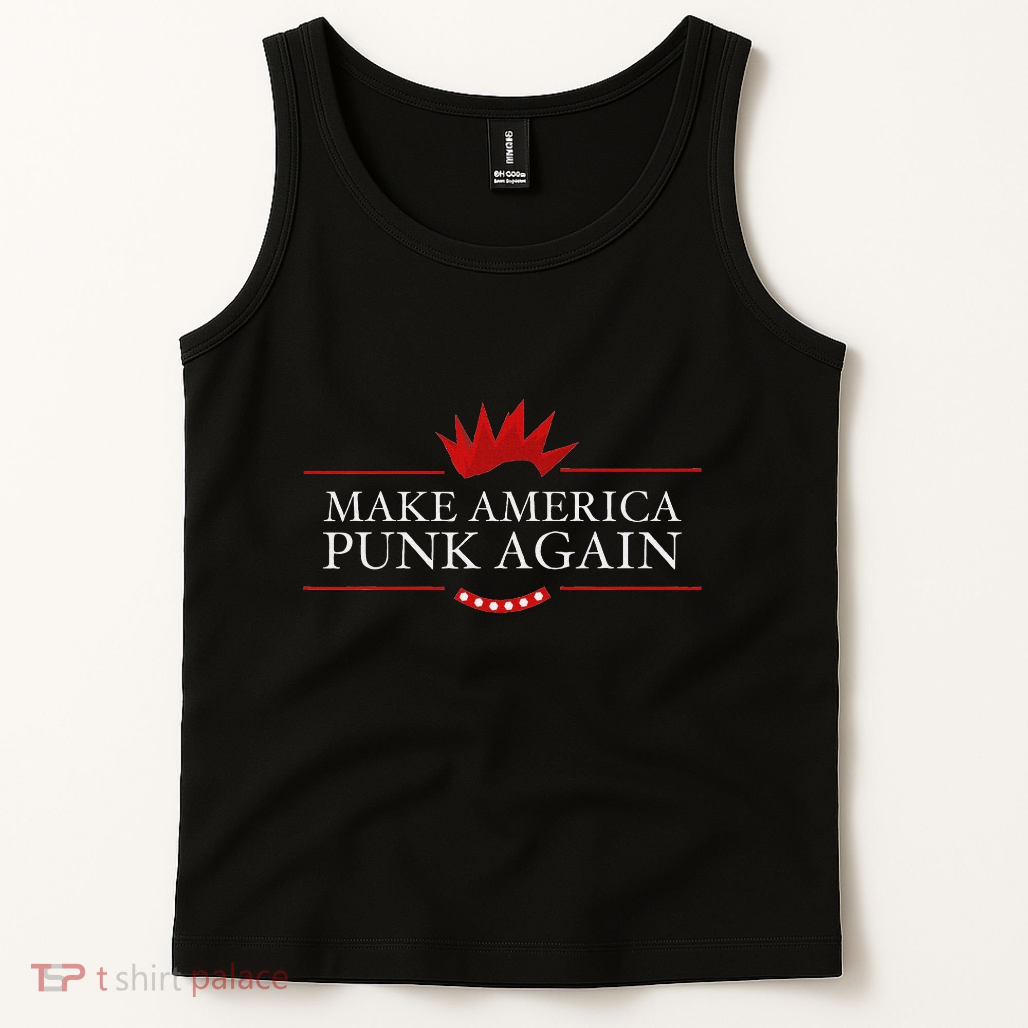 Make America Punk Again Anti Trump Rock Gift Idea Tank Top