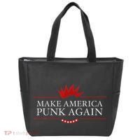 Make America Punk Again Anti Trump Rock Gift Idea Tote Bag thumb 0