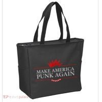 Make America Punk Again Anti Trump Rock Gift Idea Tote Bag thumb 2