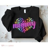 Mommy Animal Print Mothers Day Sweatshirt thumb 2