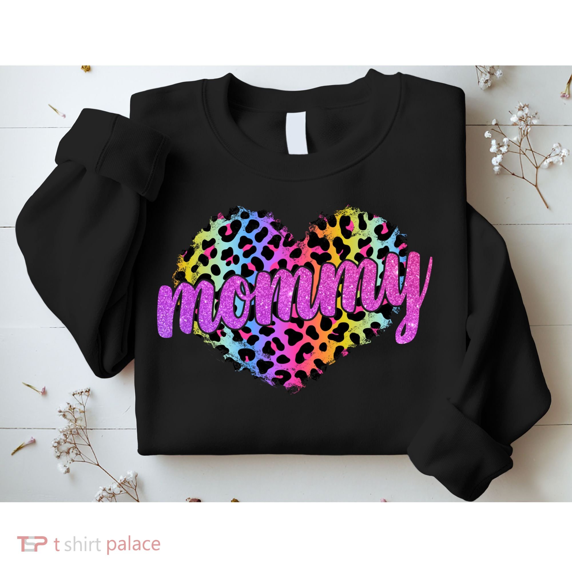 Mommy Animal Print Mothers Day Sweatshirt