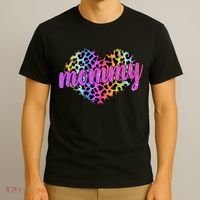 Mommy Animal Print Mothers Day T-Shirt thumb 3