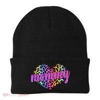 Mommy Animal Print Mothers Day Beanie thumb 0