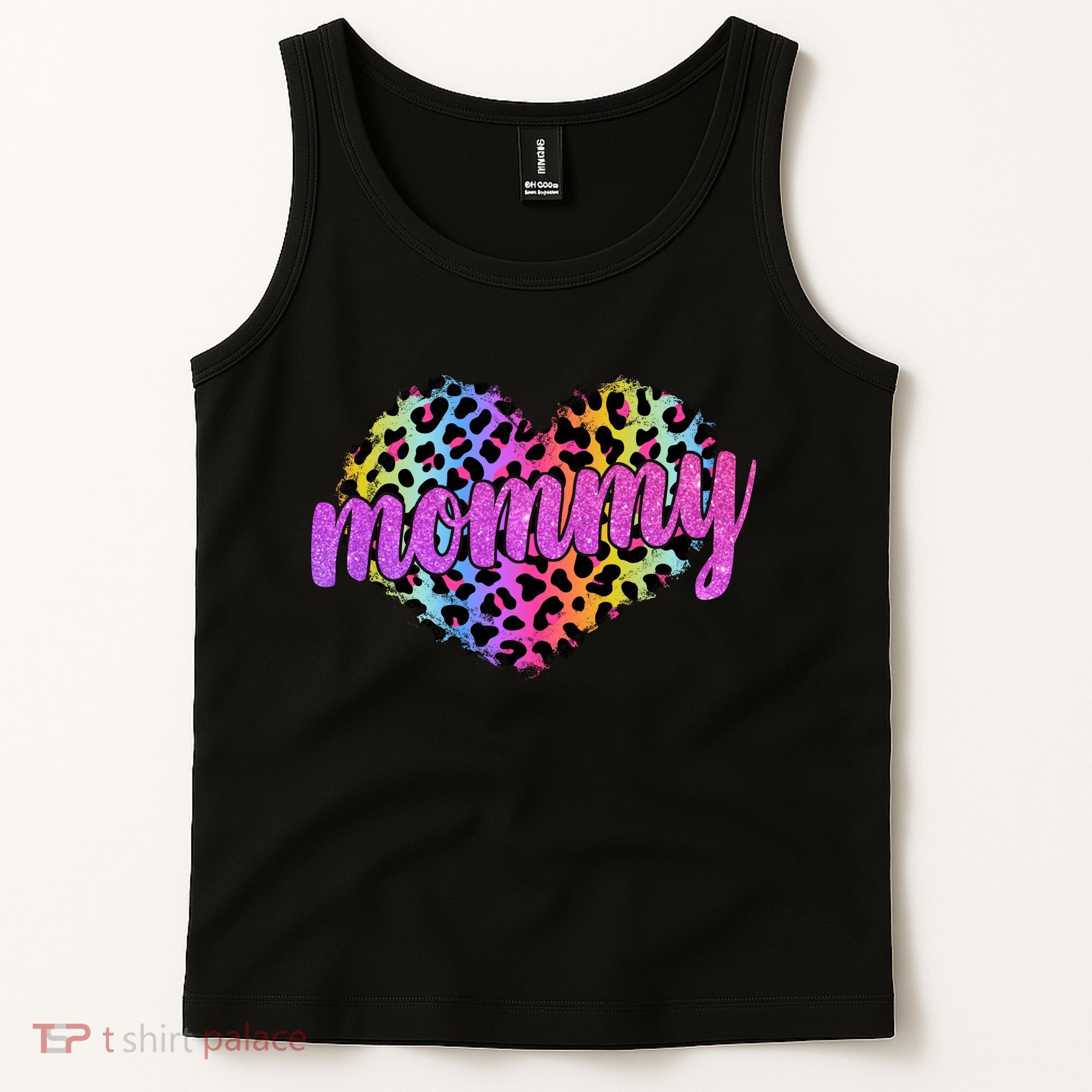Mommy Animal Print Mothers Day Tank Top