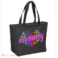 Mommy Animal Print Mothers Day Tote Bag thumb 2