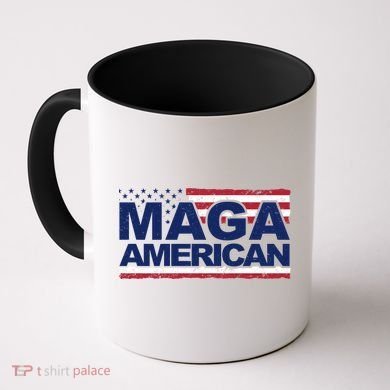 Maga American Pro Trump Flag Coffee Mug