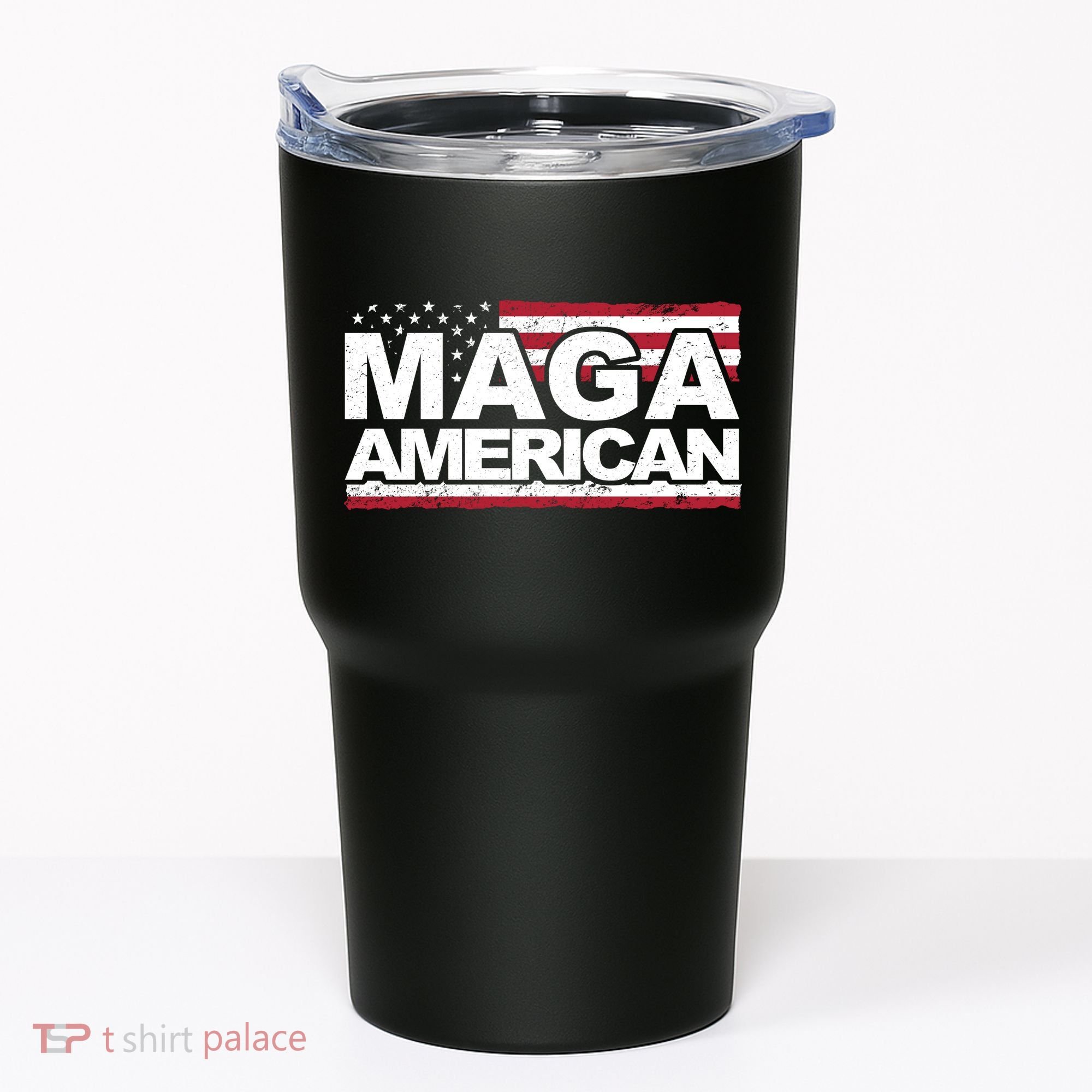 Maga American Pro Trump Flag Tumbler