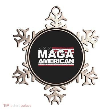 Maga American Pro Trump Flag Ornament