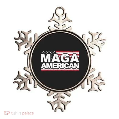 Maga American Pro Trump Flag Ornament