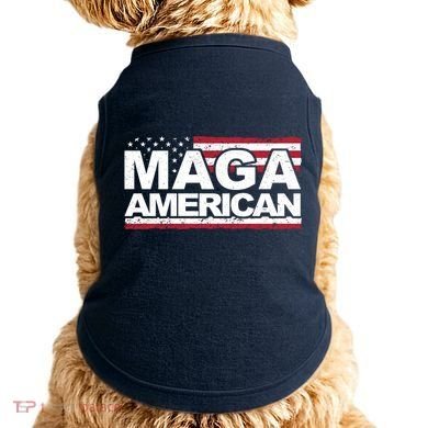 Maga American Pro Trump Flag Doggie Tank
