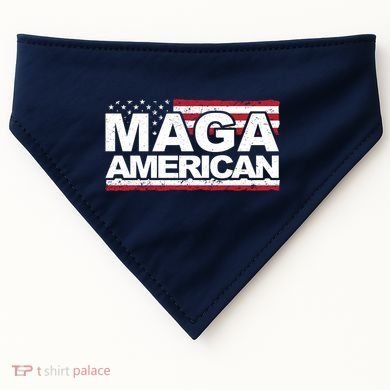 Maga American Pro Trump Flag USA-Made Doggie Bandana