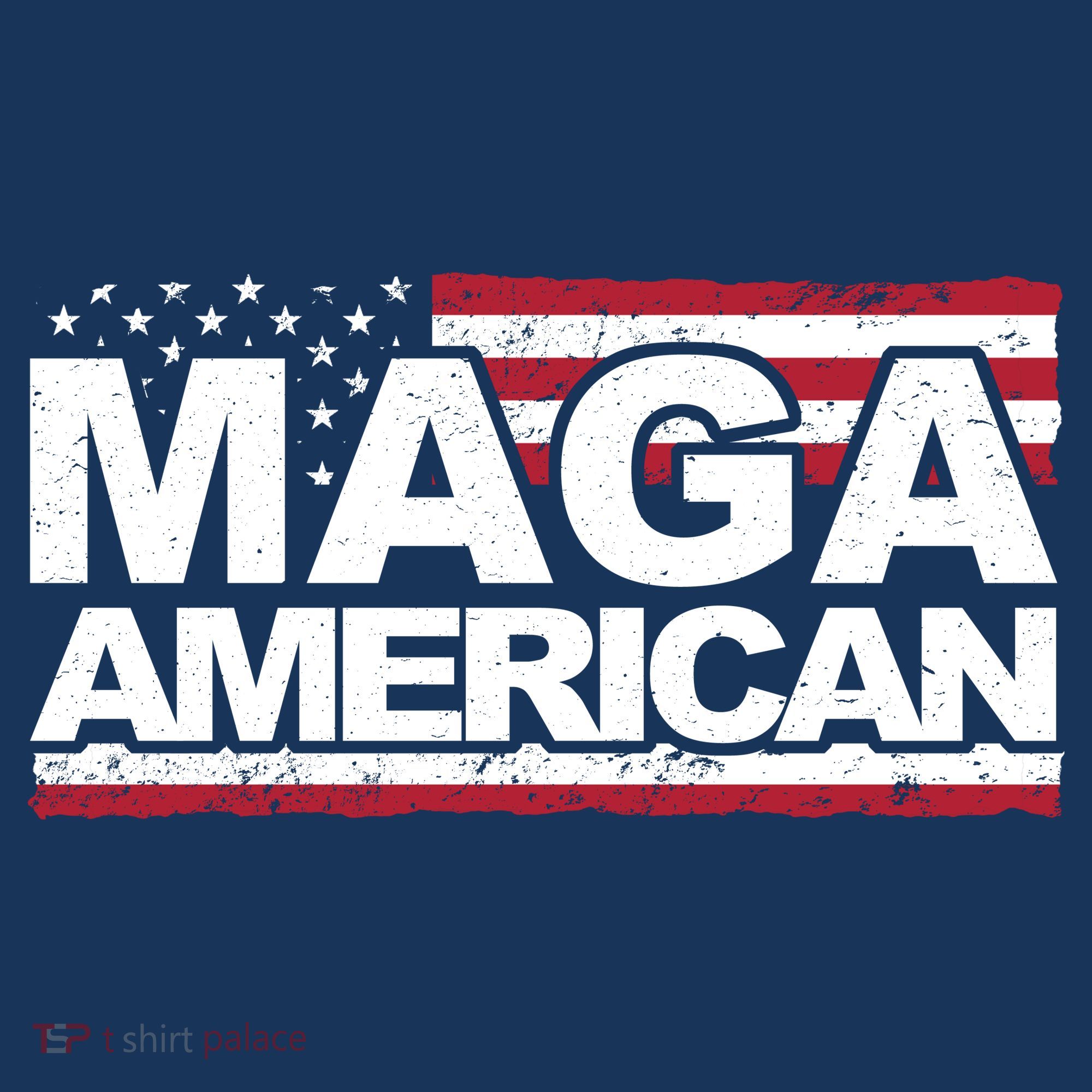 Maga American Pro Trump Flag USA-Made Doggie Bandana
