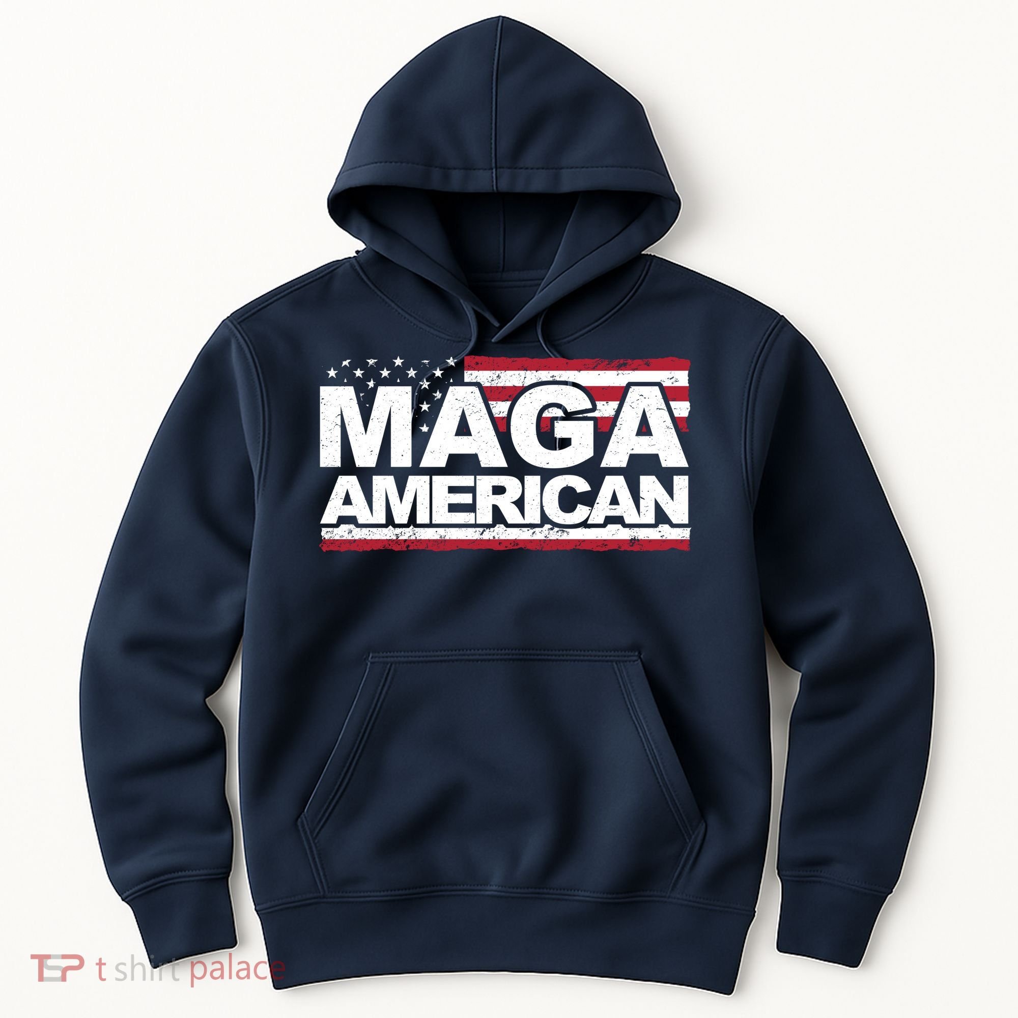 Maga American Pro Trump Flag Hoodie