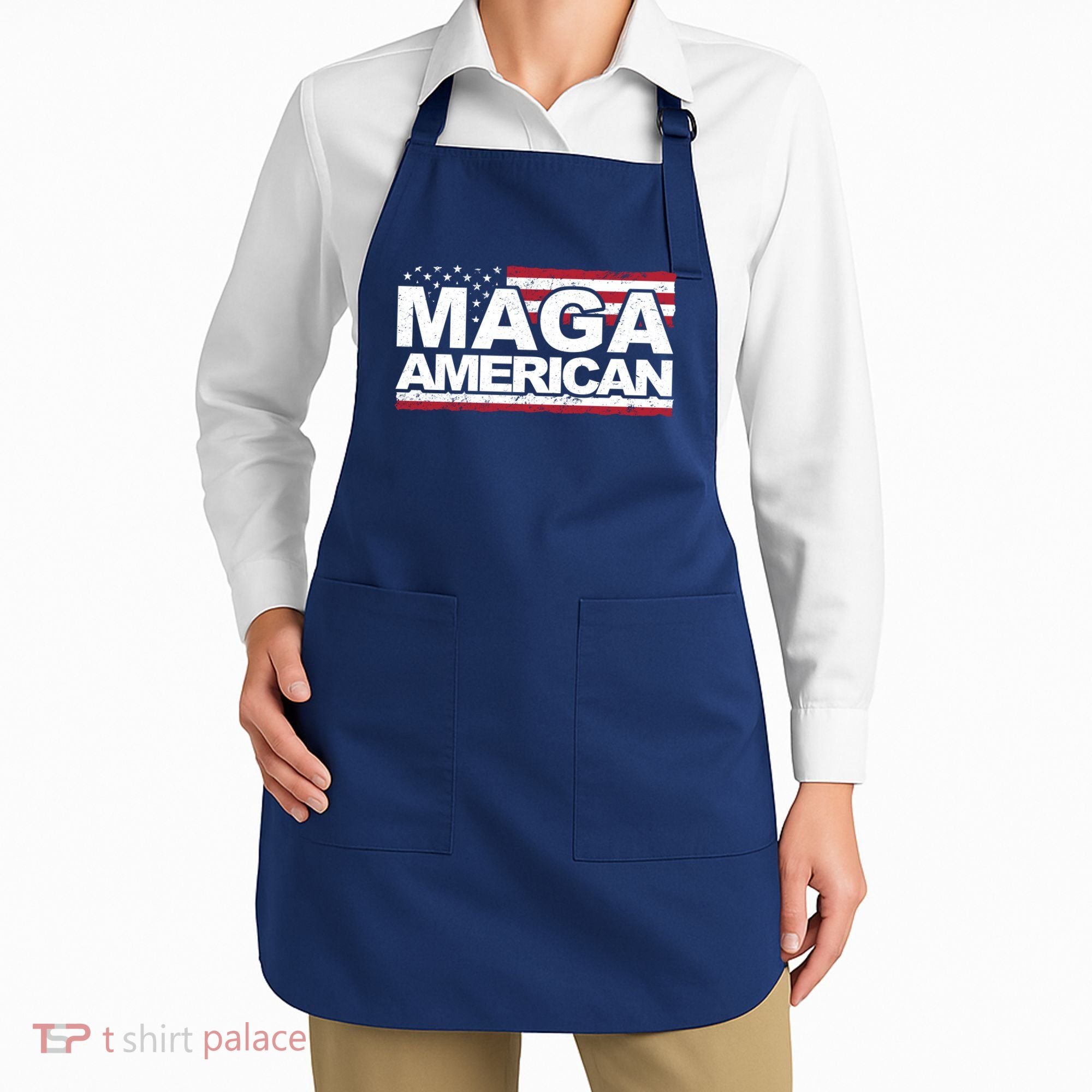 Maga American Pro Trump Flag Apron