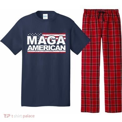 Maga American Pro Trump Flag Pajama Set