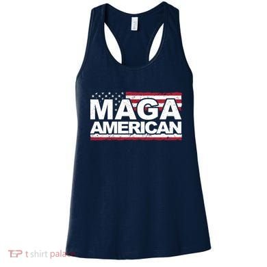 Maga American Pro Trump Flag Women's Tank Top