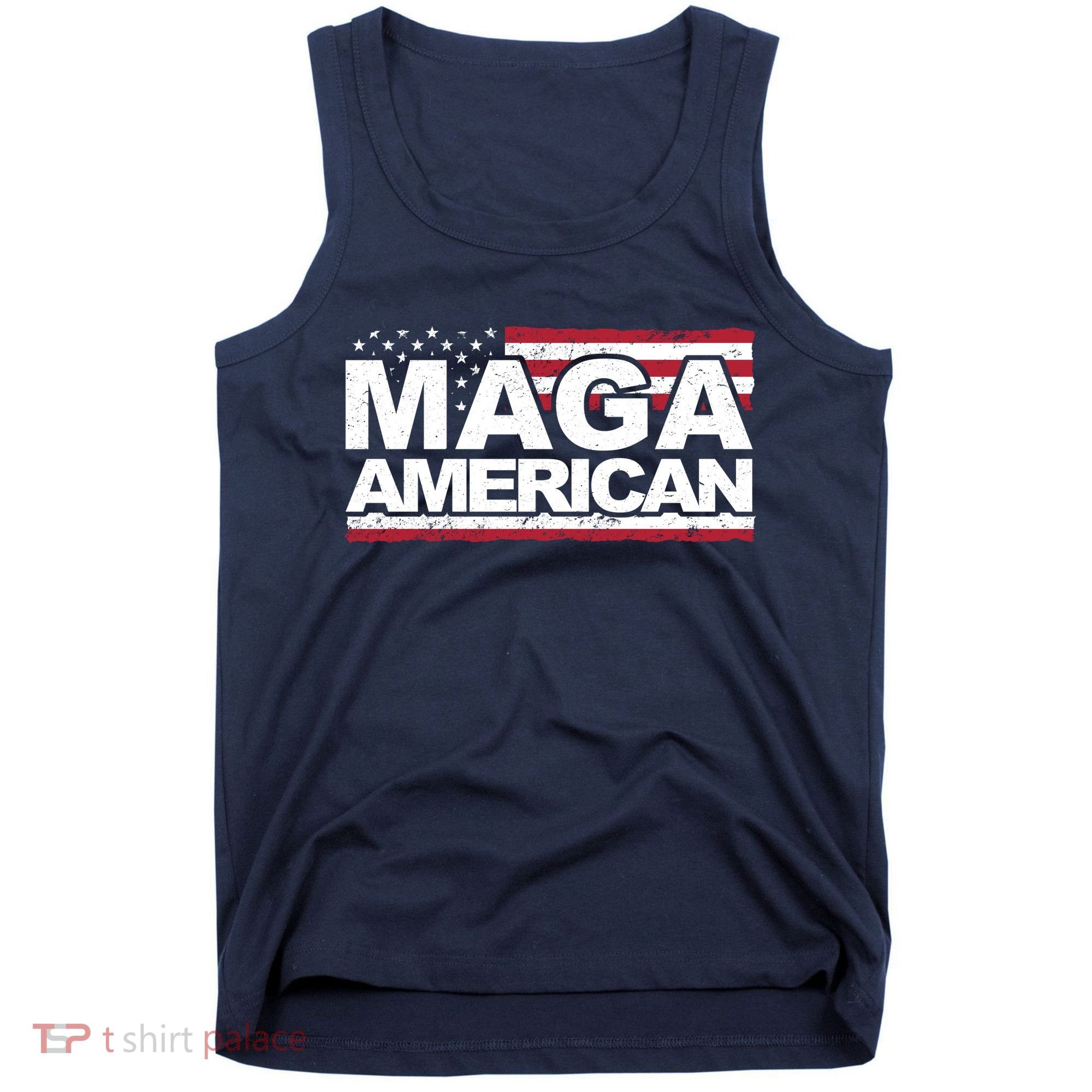 Maga American Pro Trump Flag Tank Top