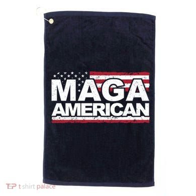 Maga American Pro Trump Flag Golf Towel