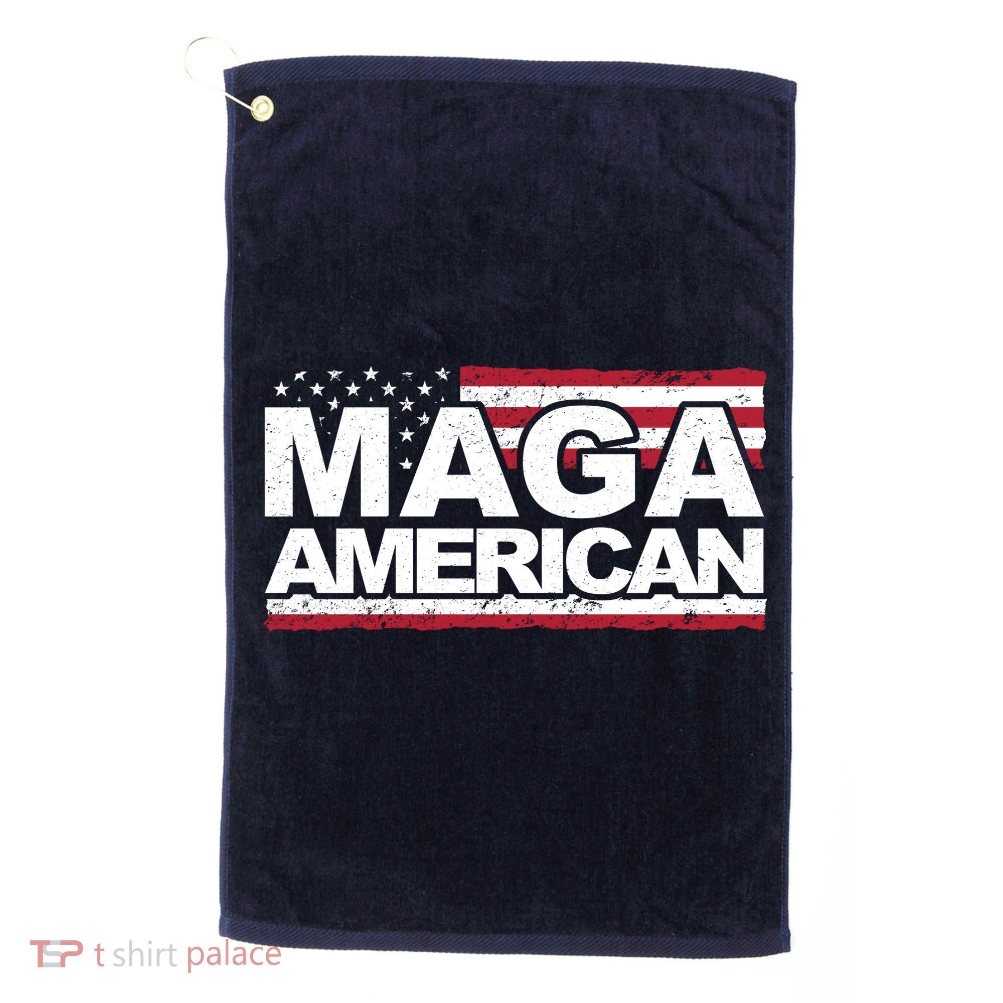 Maga American Pro Trump Flag Golf Towel