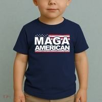 Maga American Pro Trump Flag Toddler T-Shirt thumb 2