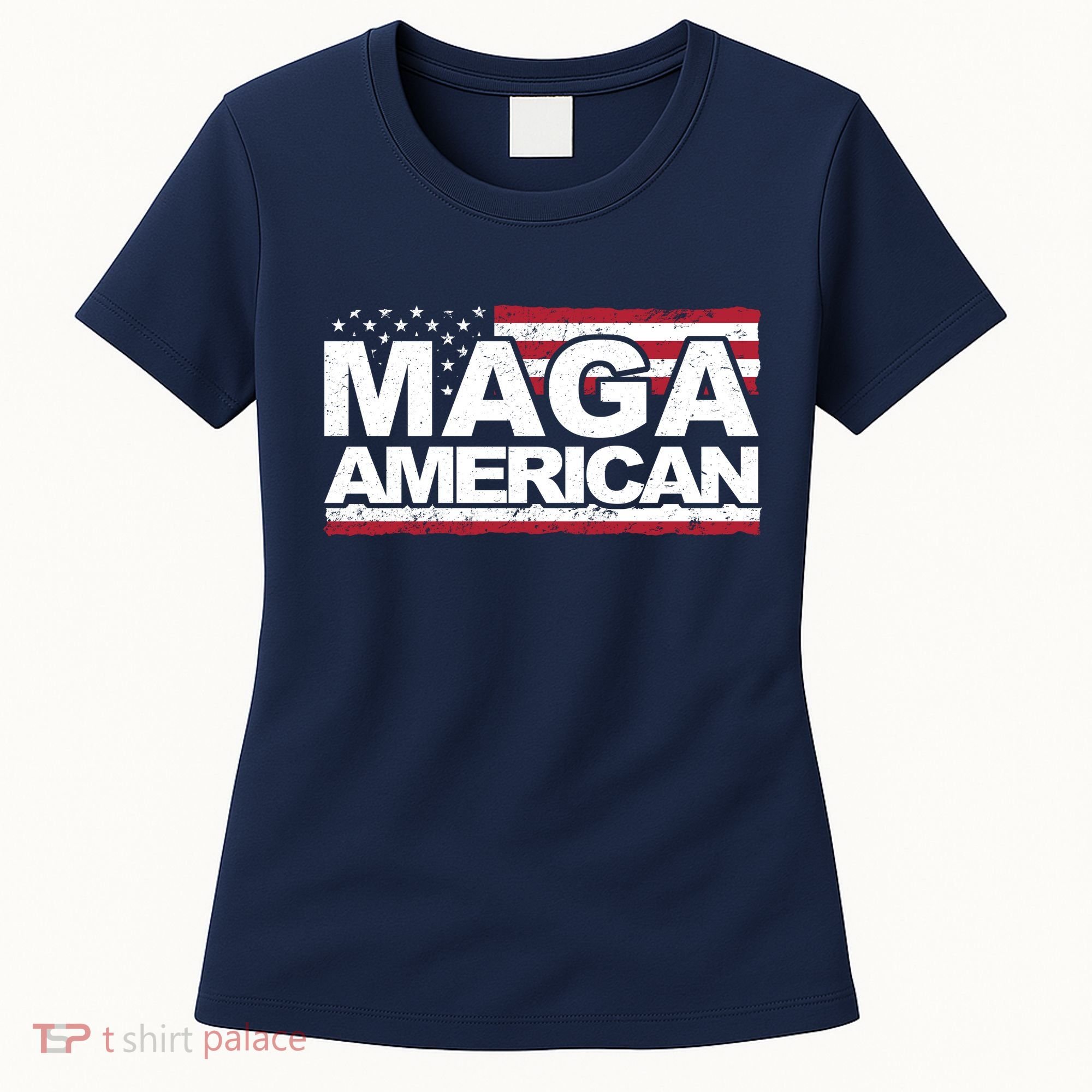 Maga American Pro Trump Flag Women's T-Shirt