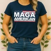 Maga American Pro Trump Flag Women's T-Shirt thumb 2
