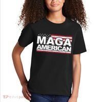 Maga American Pro Trump Flag Kids T-Shirt thumb 2