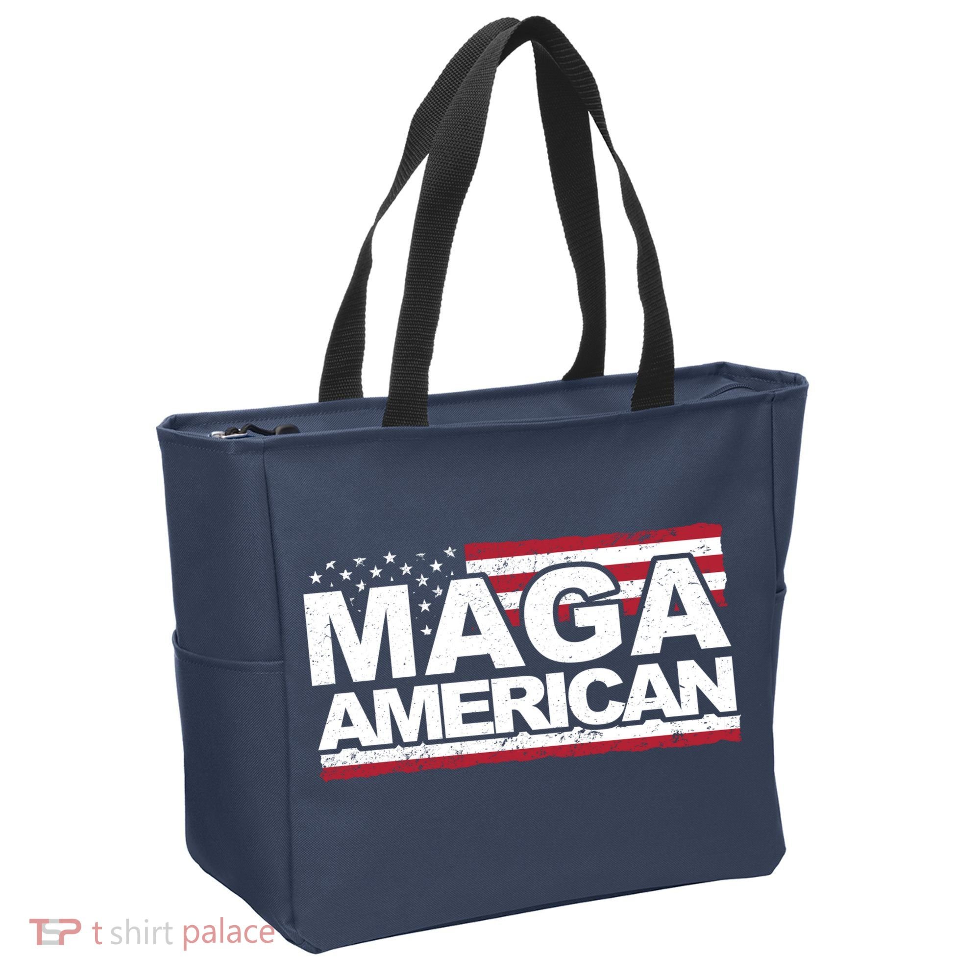 Maga American Pro Trump Flag Tote Bag