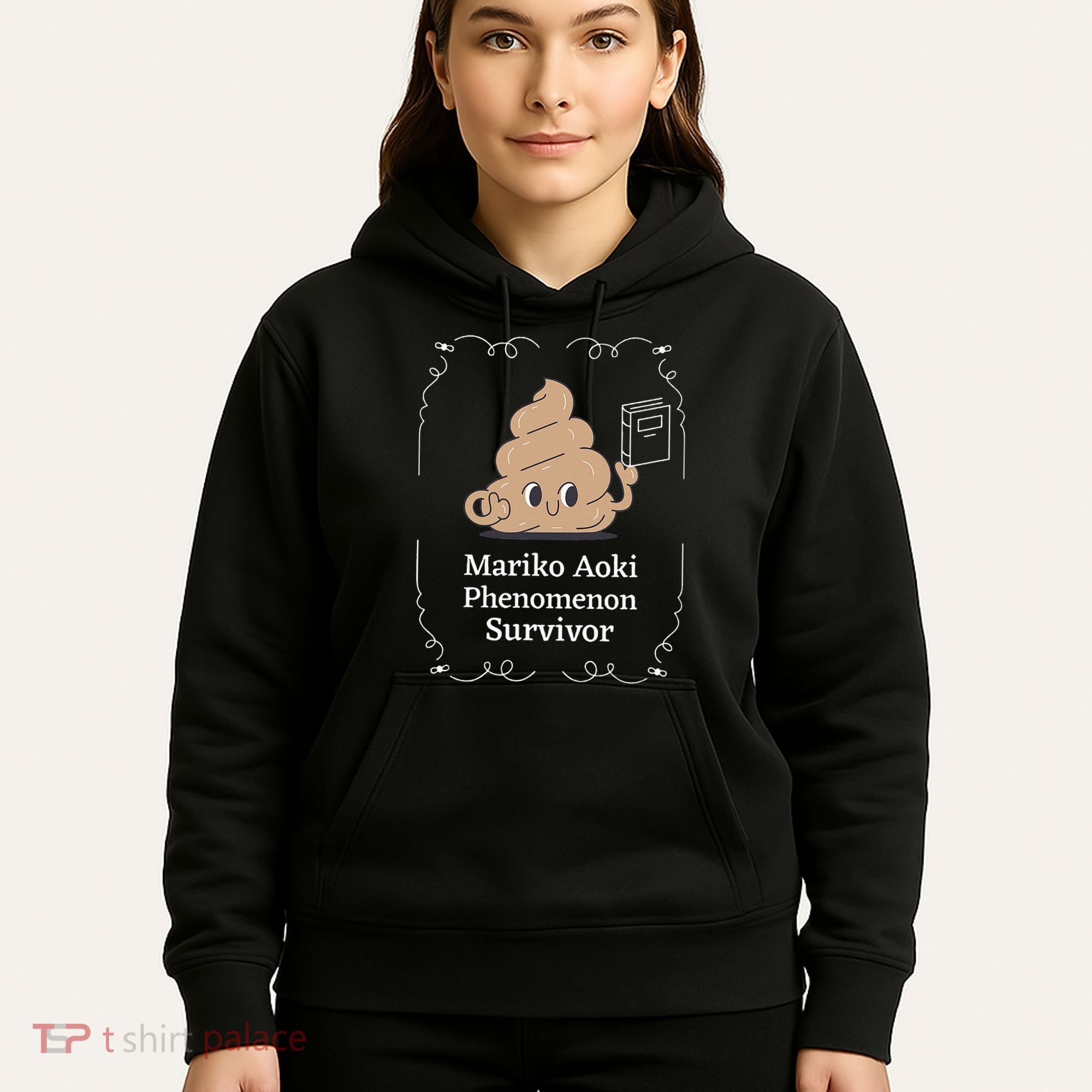 Mariko Aoki Phenomenon Survivor Funny Book Bookstore Hoodie