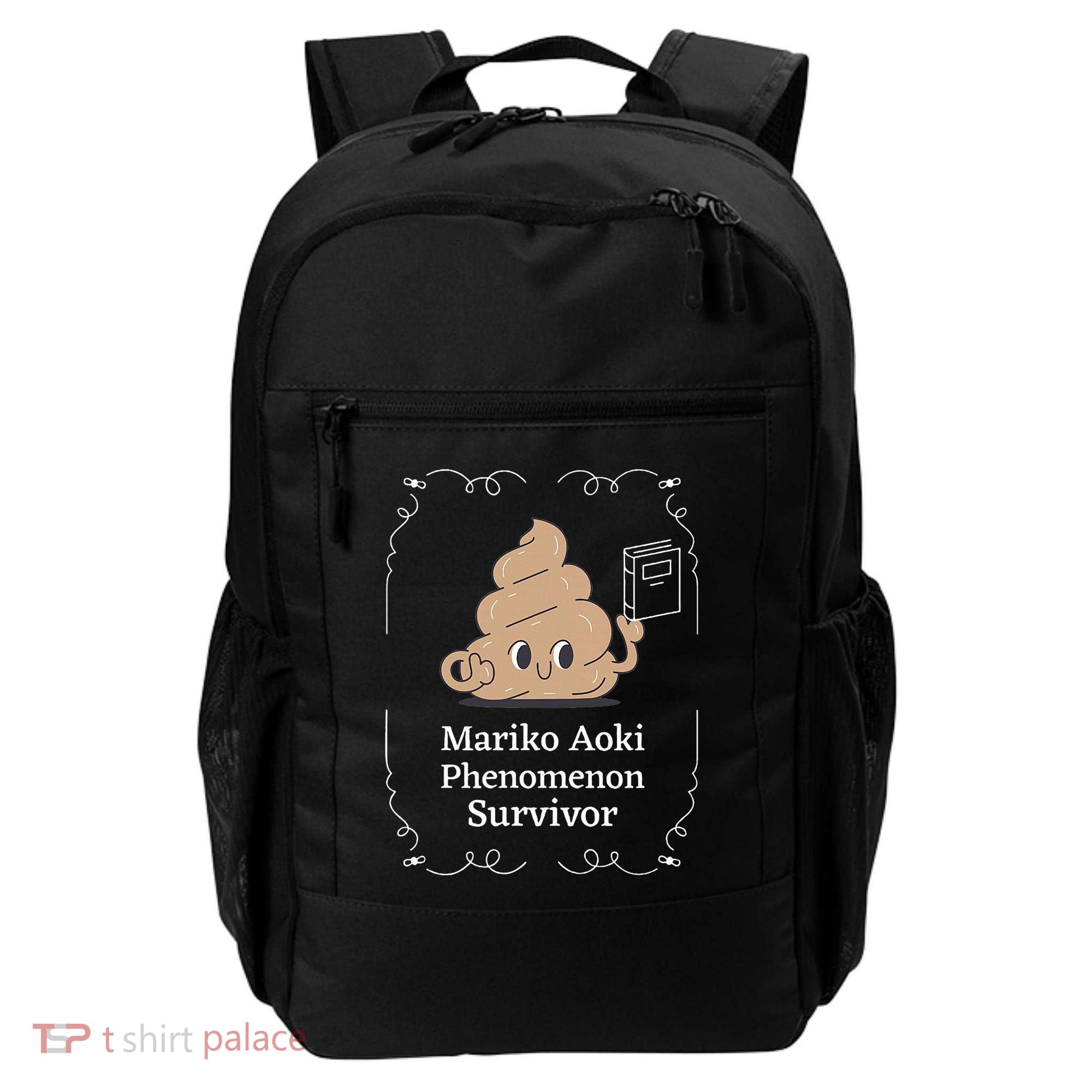 Mariko Aoki Phenomenon Survivor Funny Book Bookstore Backpack