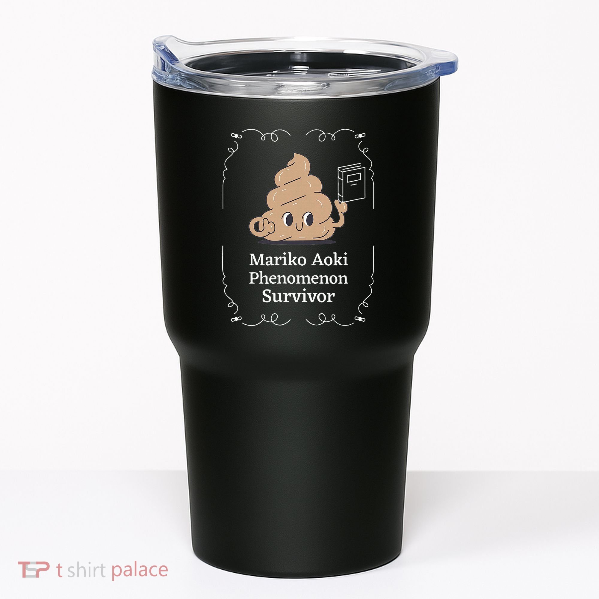 Mariko Aoki Phenomenon Survivor Funny Book Bookstore Tumbler