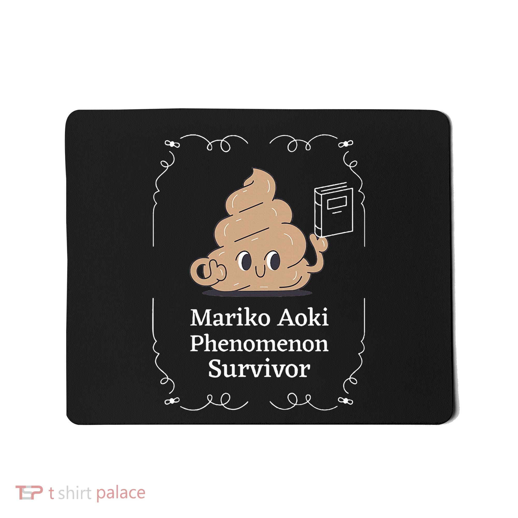Mariko Aoki Phenomenon Survivor Funny Book Bookstore Mousepad