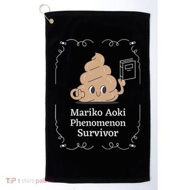 Mariko Aoki Phenomenon Survivor Funny Book Bookstore Golf Towel