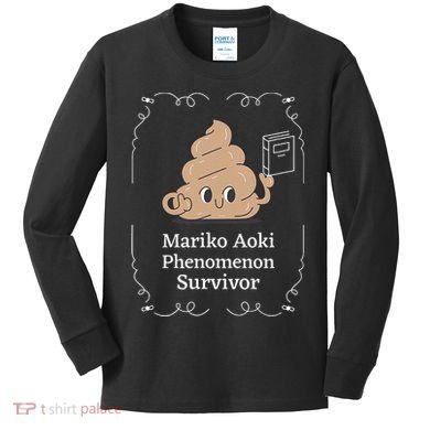 Mariko Aoki Phenomenon Survivor Funny Book Bookstore Kids Long Sleeve Shirt