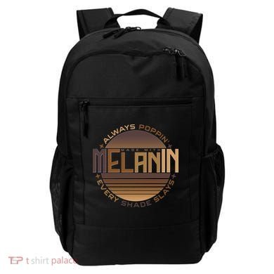 Melanin Always Poppin Every Shade Slays Backpack