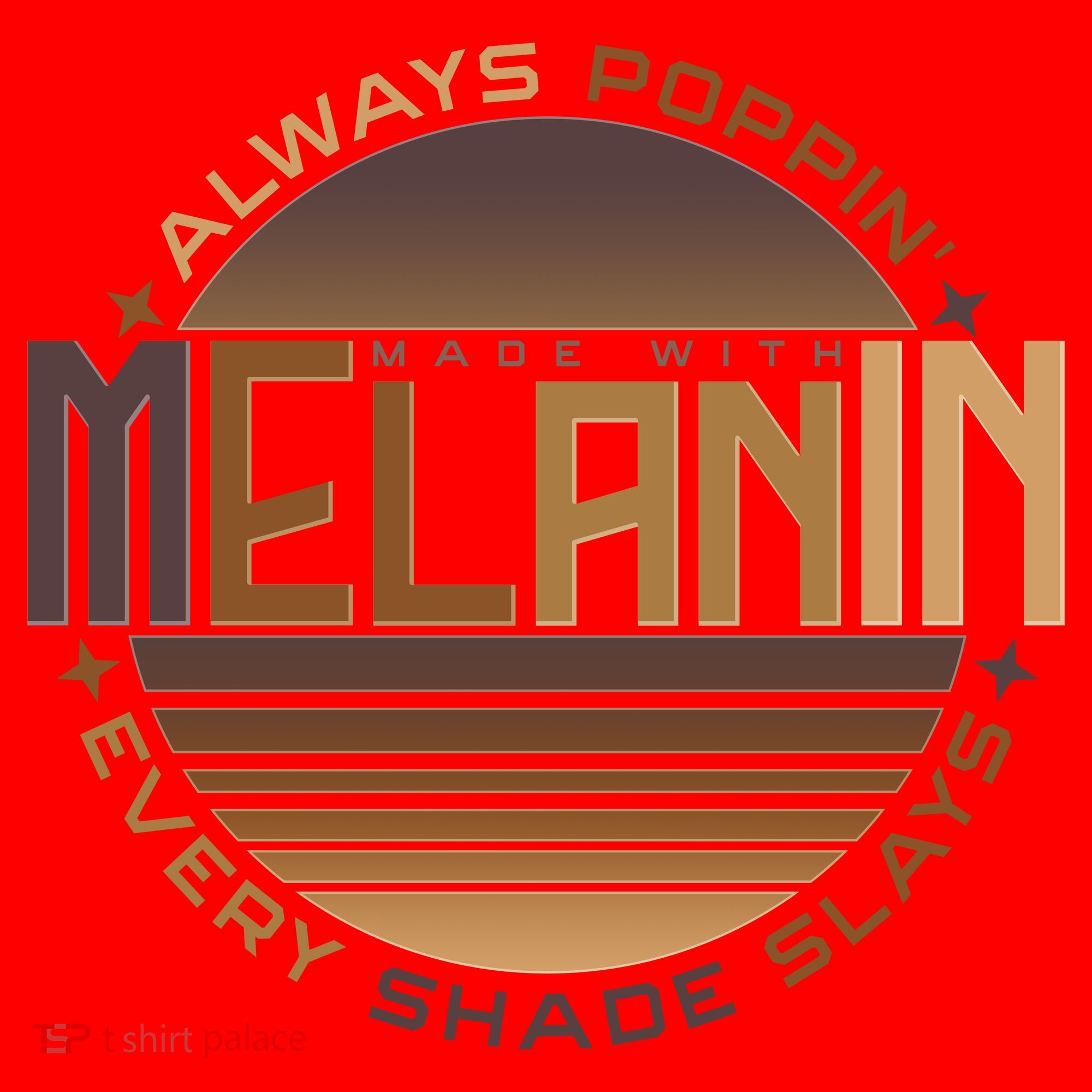 Melanin Always Poppin Every Shade Slays Santa Hat
