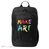 Make Art Painter Artist Teacher Artsy Gift City Backpack thumb 0