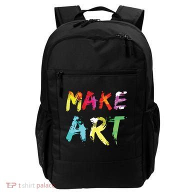 Make Art Painter Artist Teacher Artsy Gift Backpack