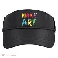 Make Art Painter Artist Teacher Artsy Gift Adult Drive Performance Visor thumb 0