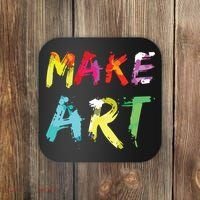 Make Art Painter Artist Teacher Artsy Gift Coaster thumb 0