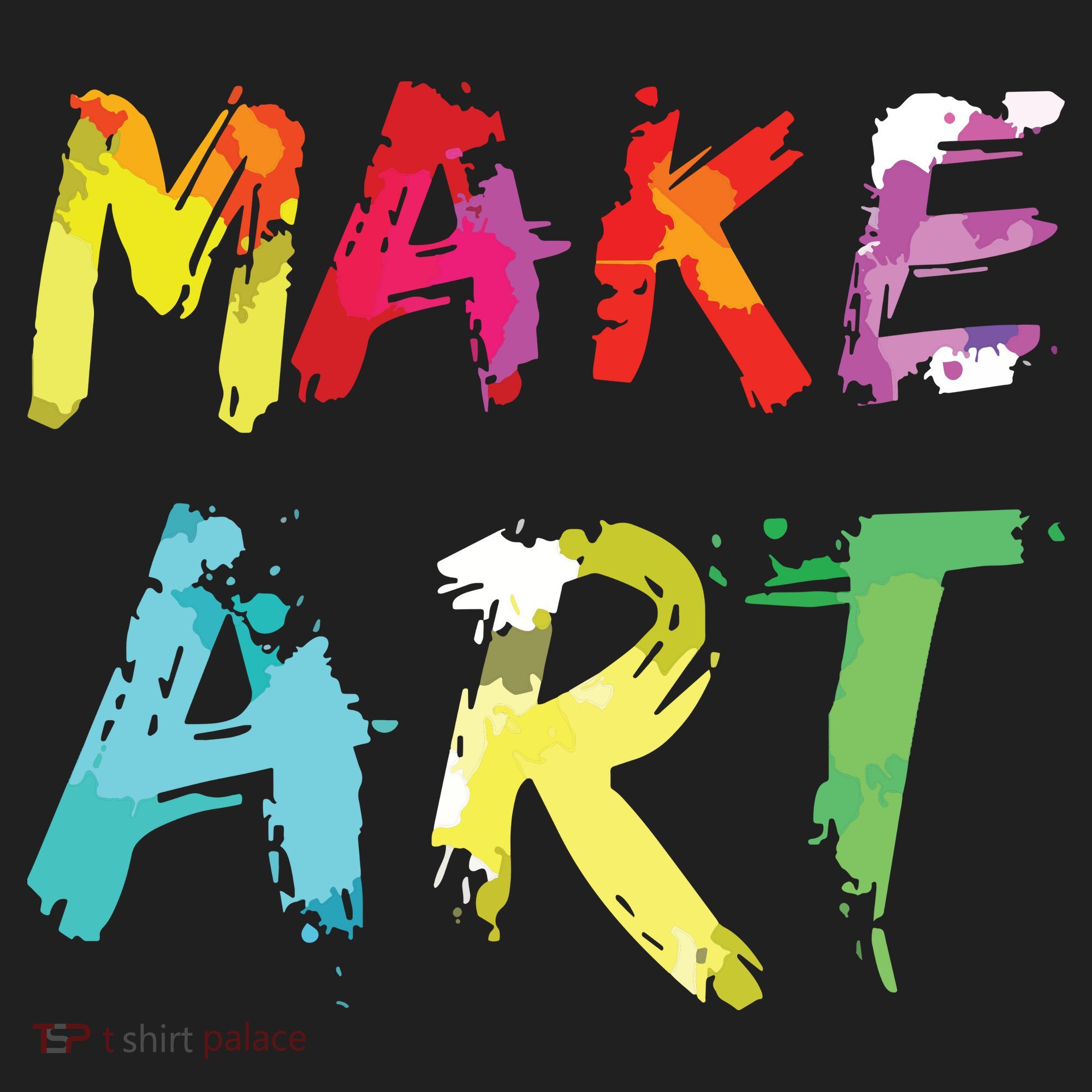 Make Art Painter Artist Teacher Artsy Gift Golf Towel