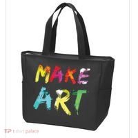 Make Art Painter Artist Teacher Artsy Gift Tote Bag thumb 3