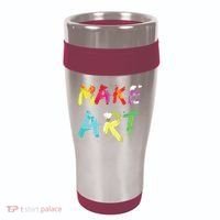 Make Art Painter Artist Teacher Artsy Gift 16oz Travel Tumbler thumb 0