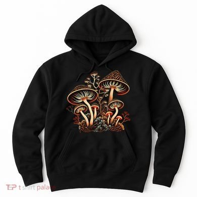 Mushrooms Aliens Psychedelic Magic Cottagecore Fairycore Hoodie