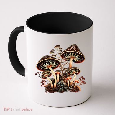 Mushrooms Aliens Psychedelic Magic Cottagecore Fairycore Coffee Mug