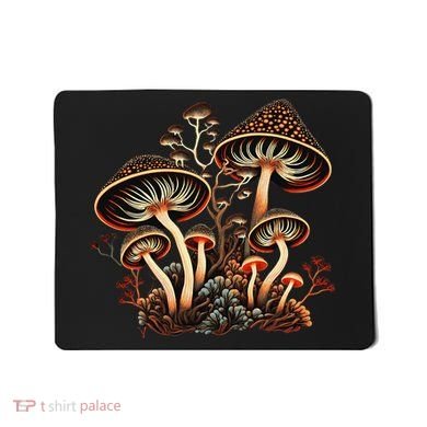 Mushrooms Aliens Psychedelic Magic Cottagecore Fairycore Mousepad